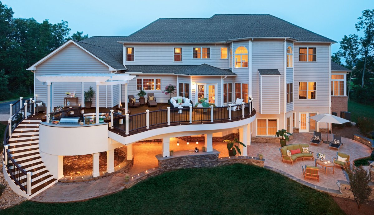 Дом мечты двухэтажный с террасой