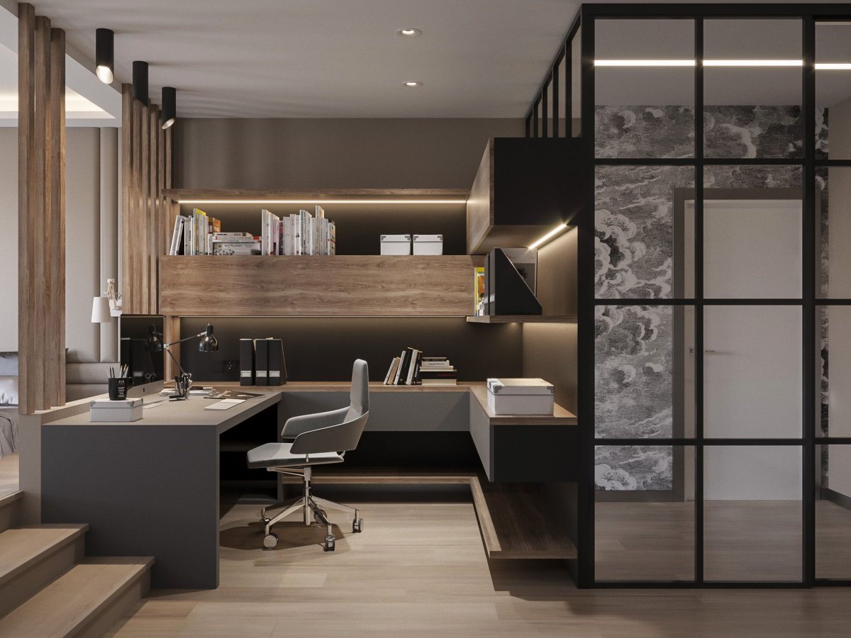 Кабинет в стиле конструктивизм