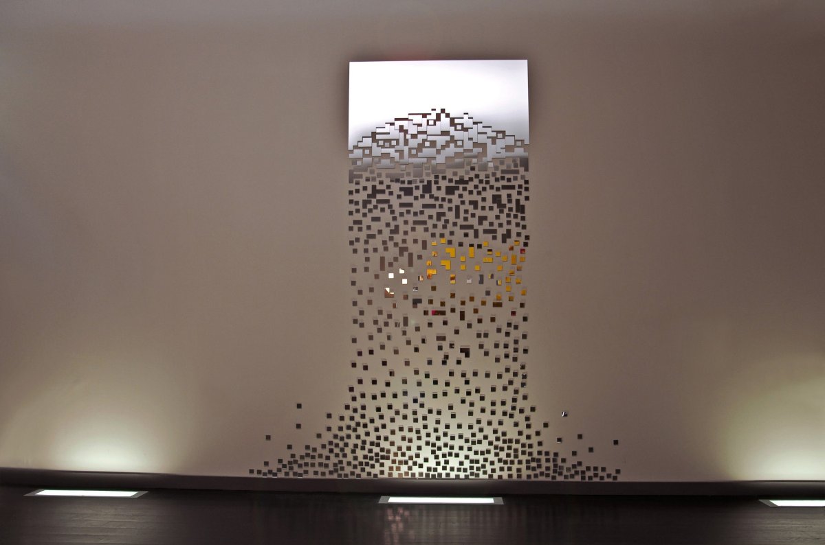 Зеркало мозаика на стену