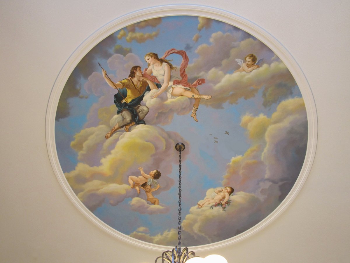 Живопись на потолке