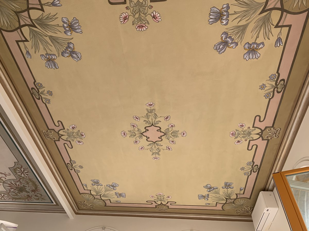 Расписные потолки в стиле Модерн