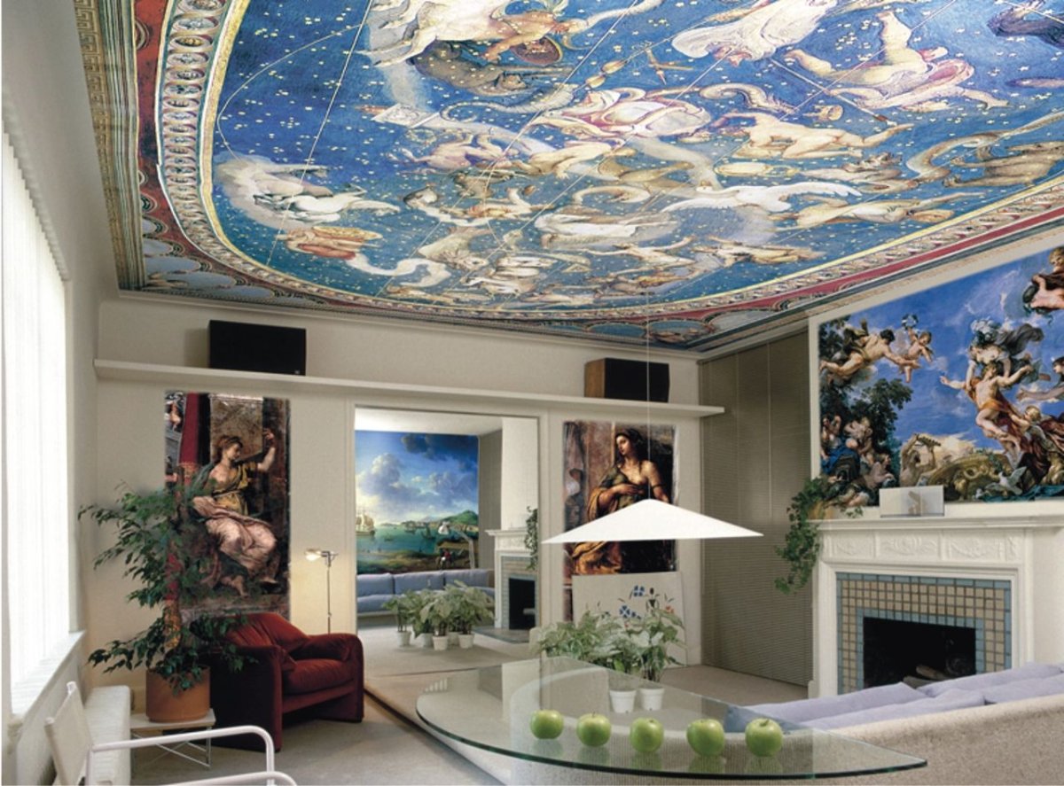 Фрески в интерьере