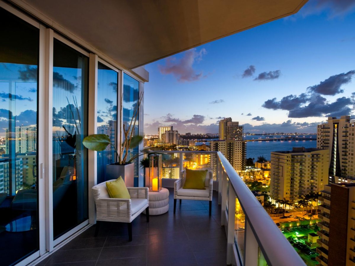 Майами вид из окна