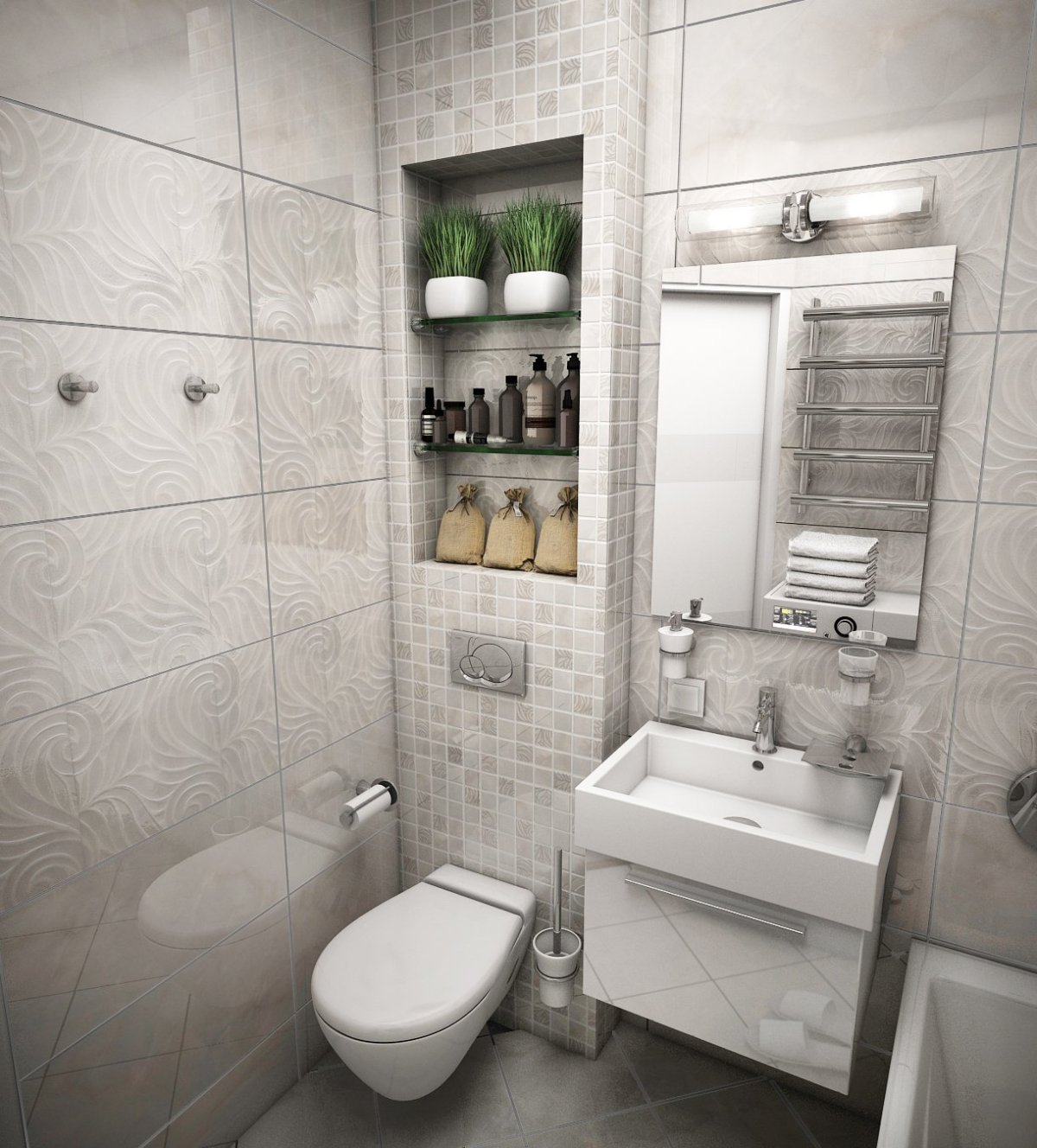 Шкафчик надинсталяцией