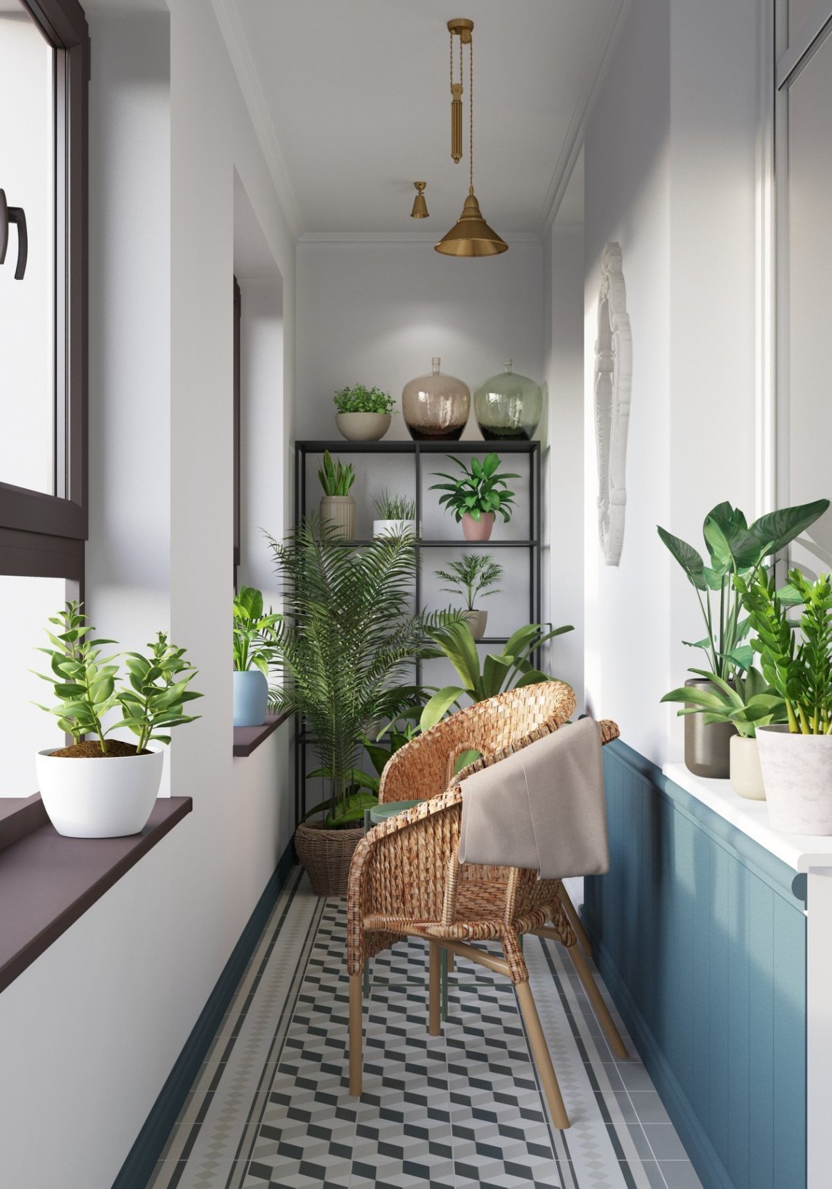 Балкон скамья дизайн