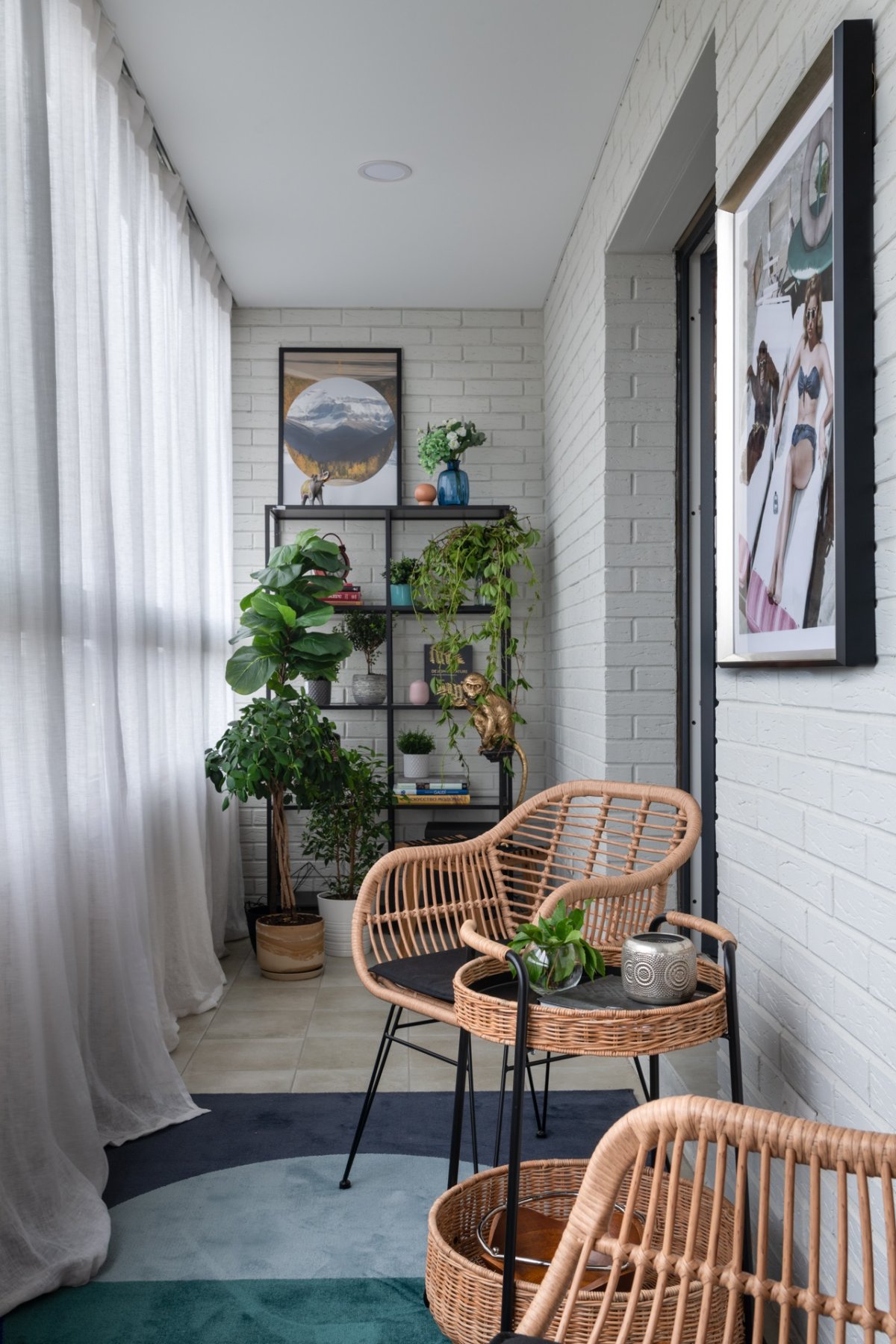 Лоджия в средиземноморском стиле