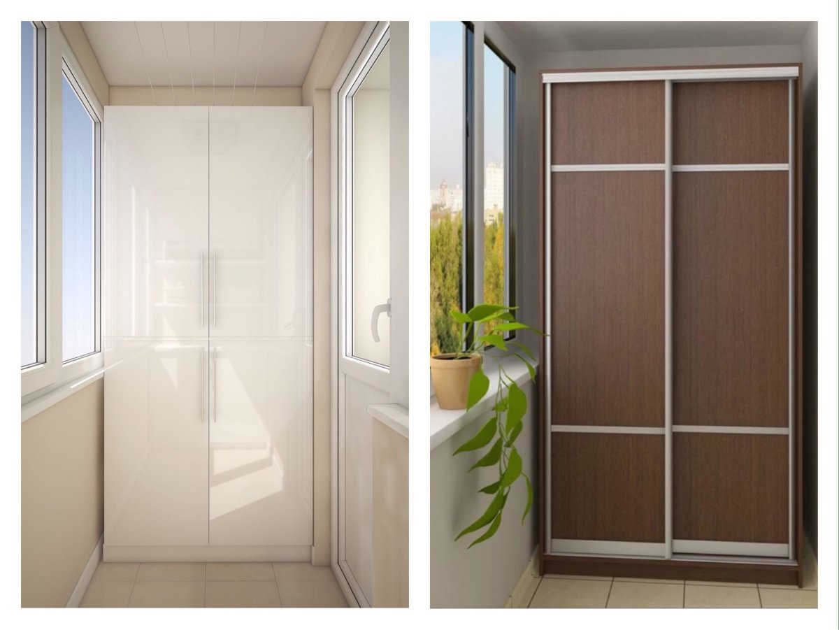 Двери для шкафа на балкон