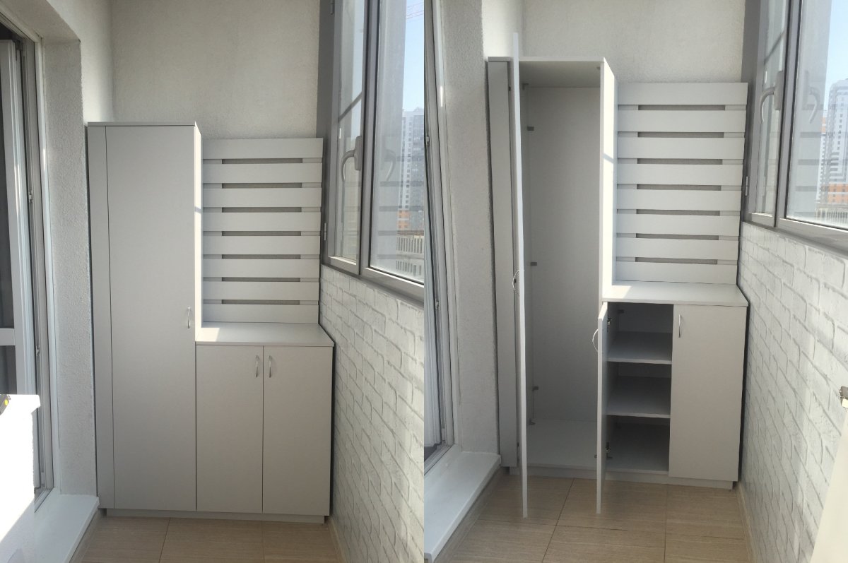 Шкафы для балкона и лоджии