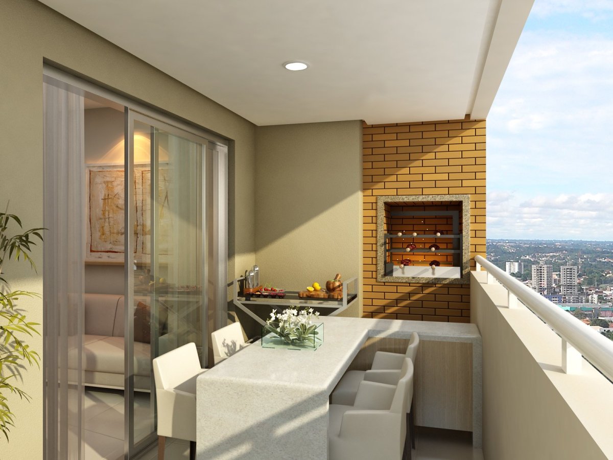 Столовая зона на лоджии