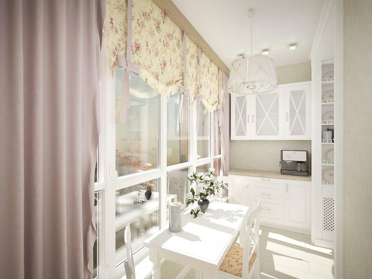 Столовая на лоджии