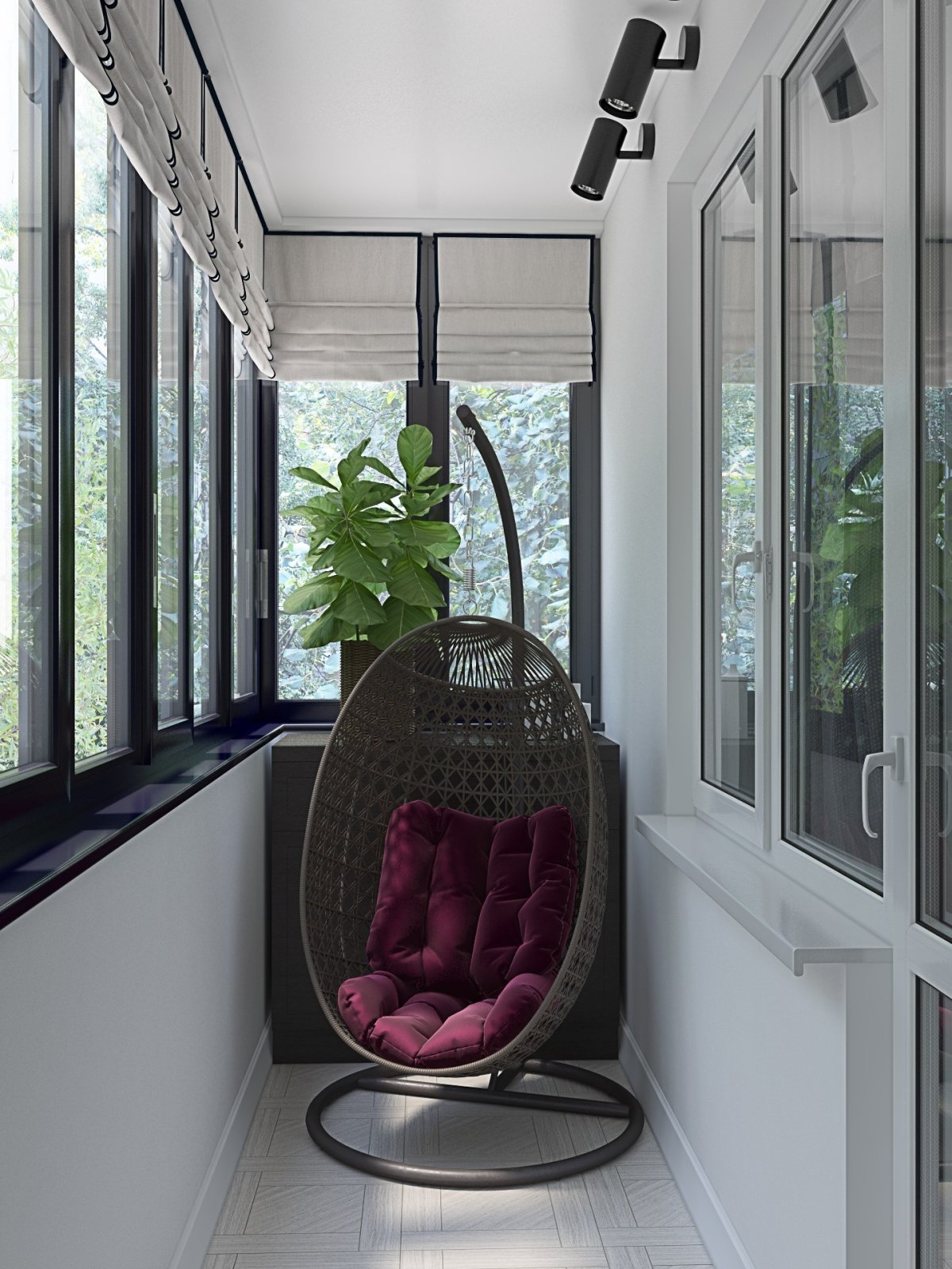 Качели на маленький балкон