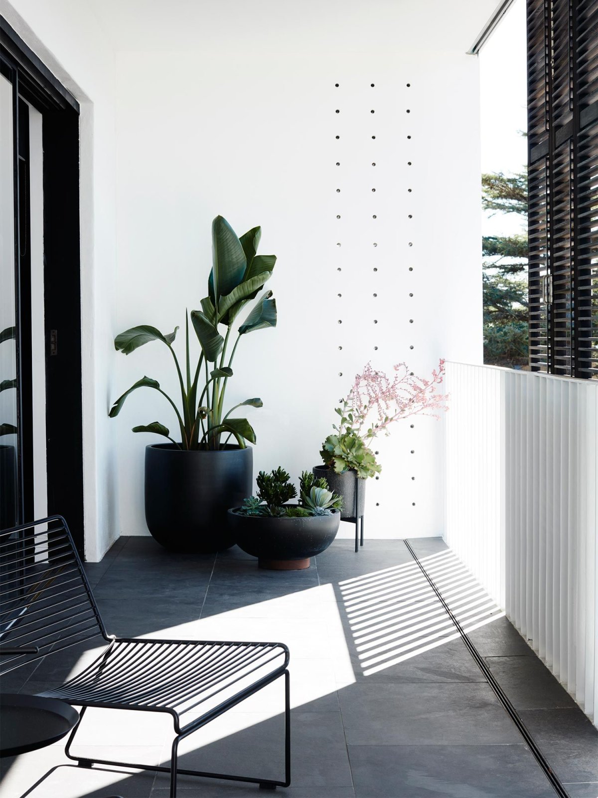 Минималистичные сады на балконе