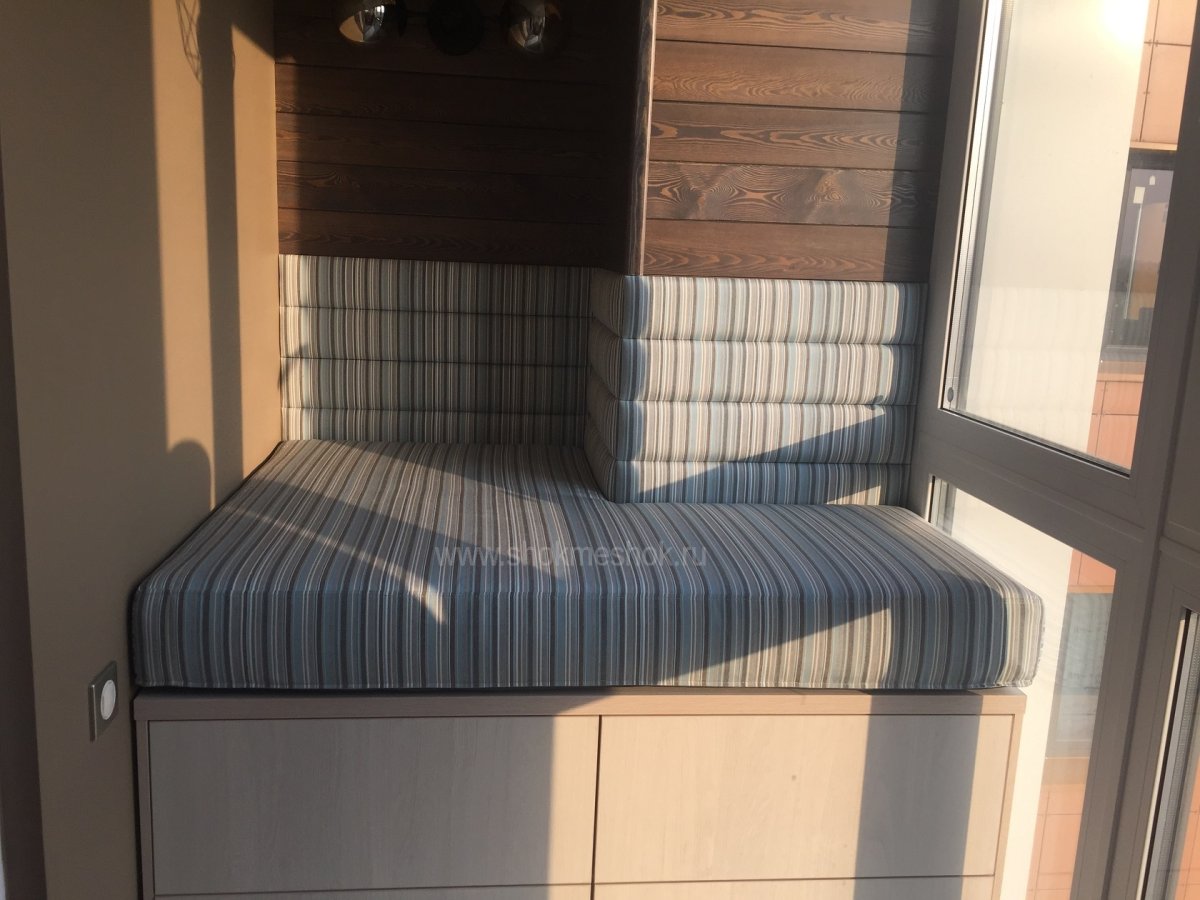 Тумба диван на балкон