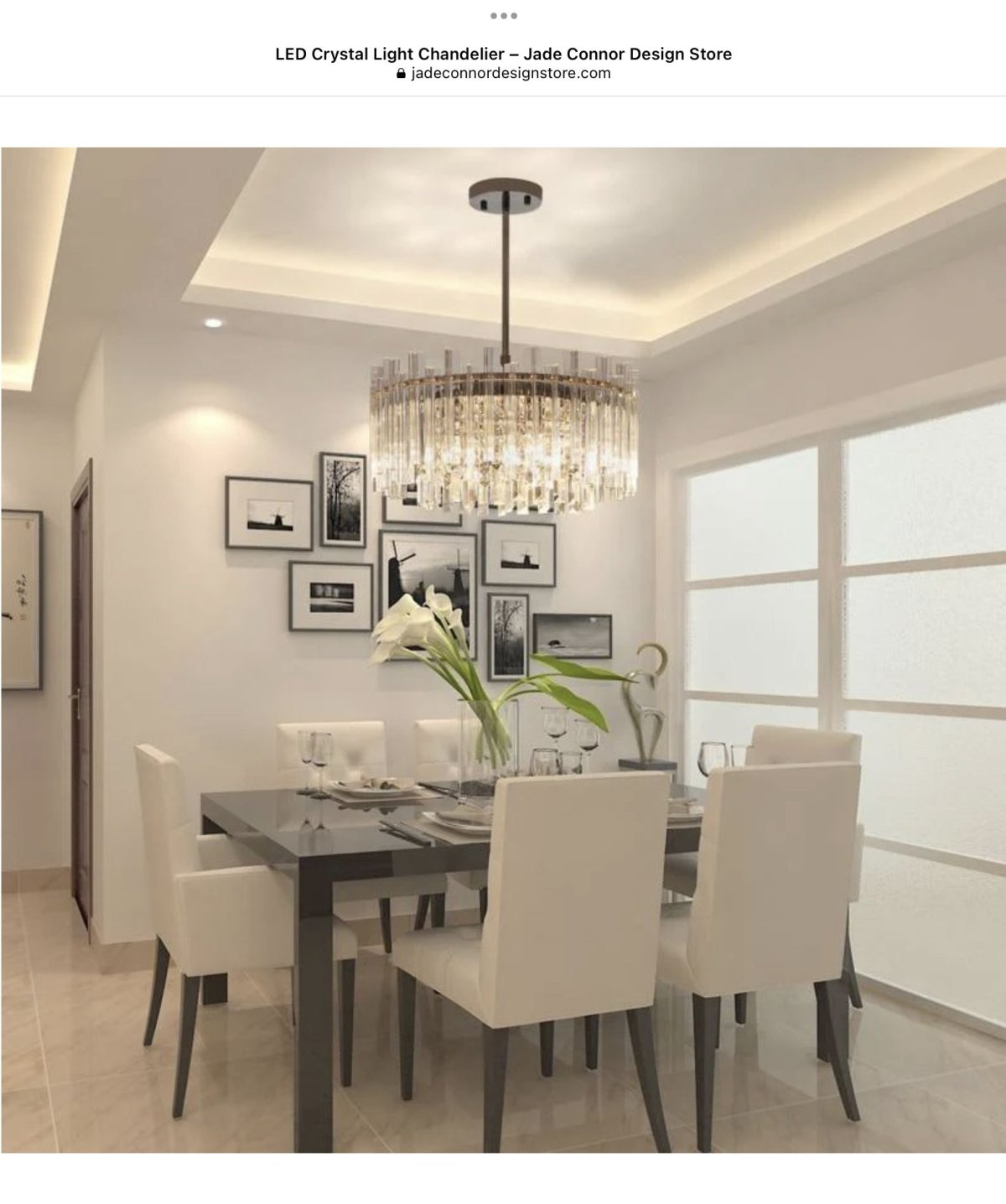 Люстра для обеденной зоны