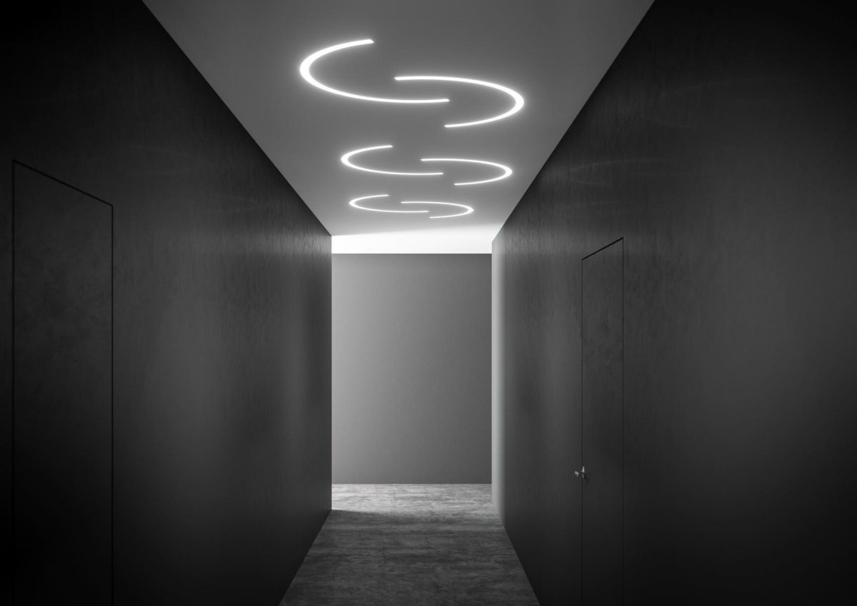 Дорожка освещения на потолке