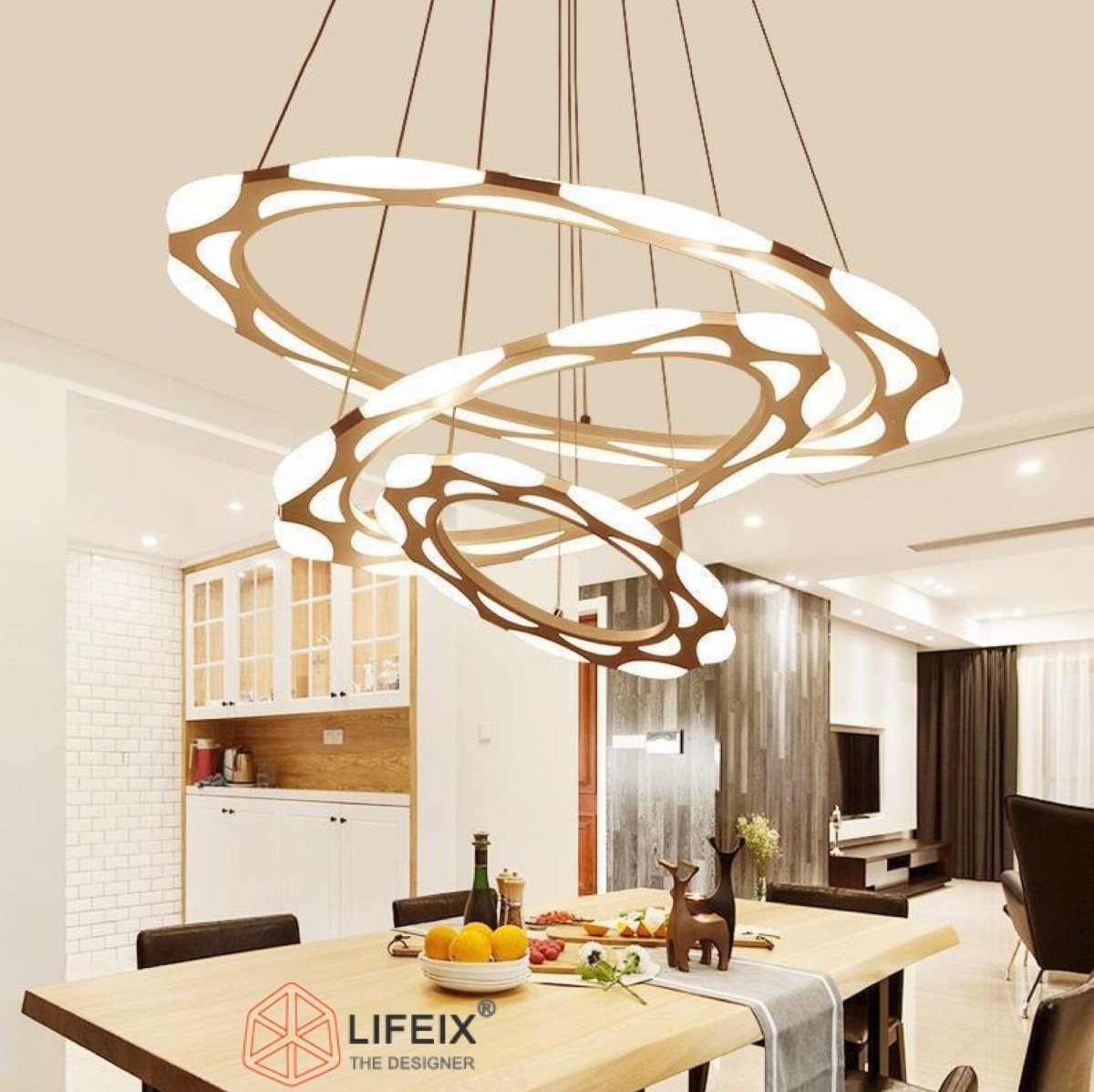 Современные люстры для высоких потолков