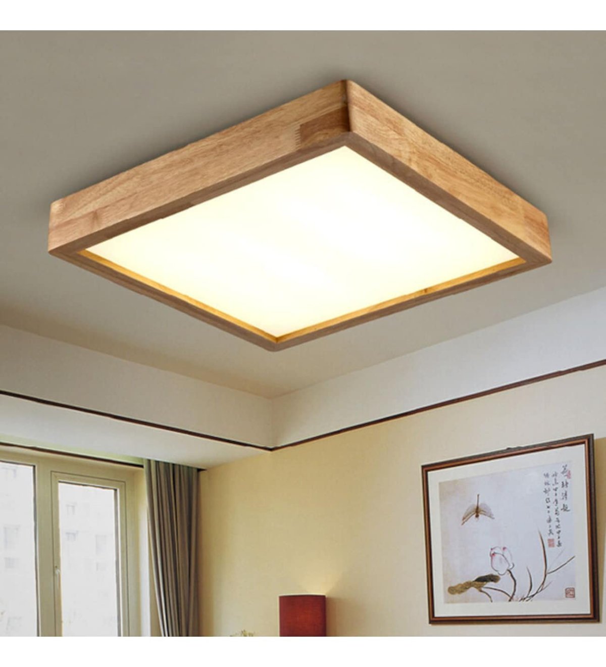 Потолочные светильники из дерева