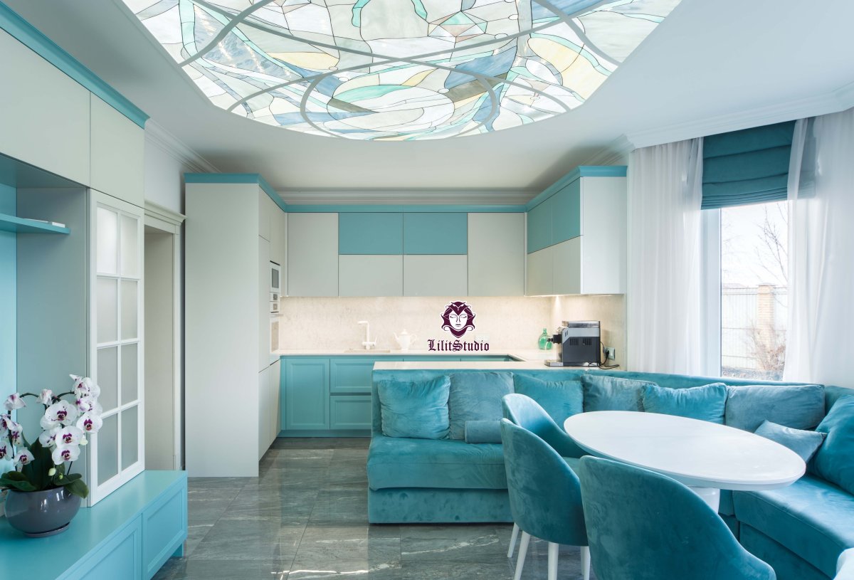 Кухня Тиффани в стиле Тиффани