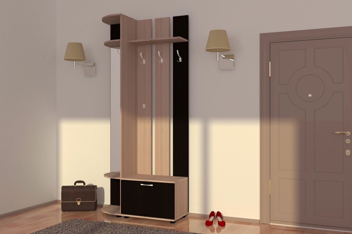 Прихожая Юлия ясень шимо светлый венге регион 58