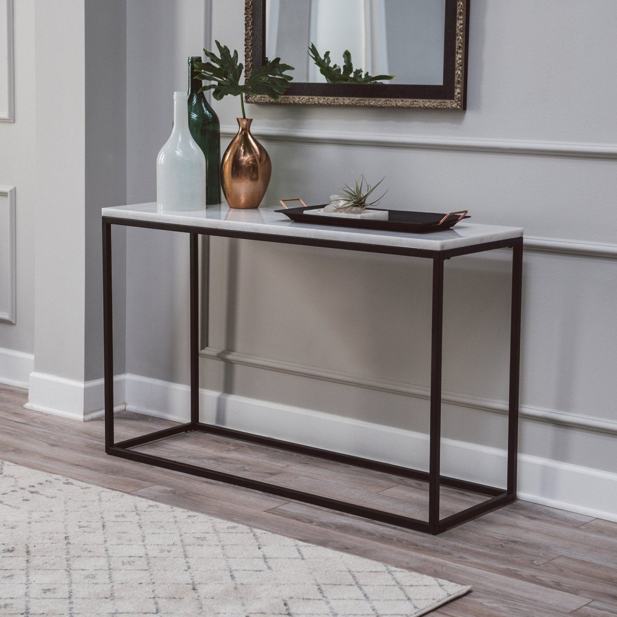 Console Table Palmer Polished Stainless Steel