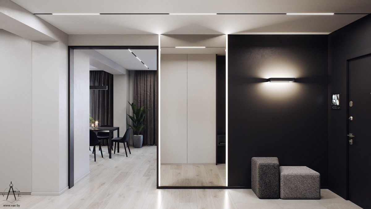 Зеркало в прихожей Минимализм