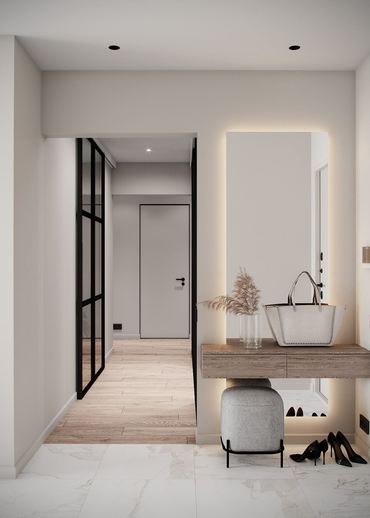 Прихожие в минималистическом стиле