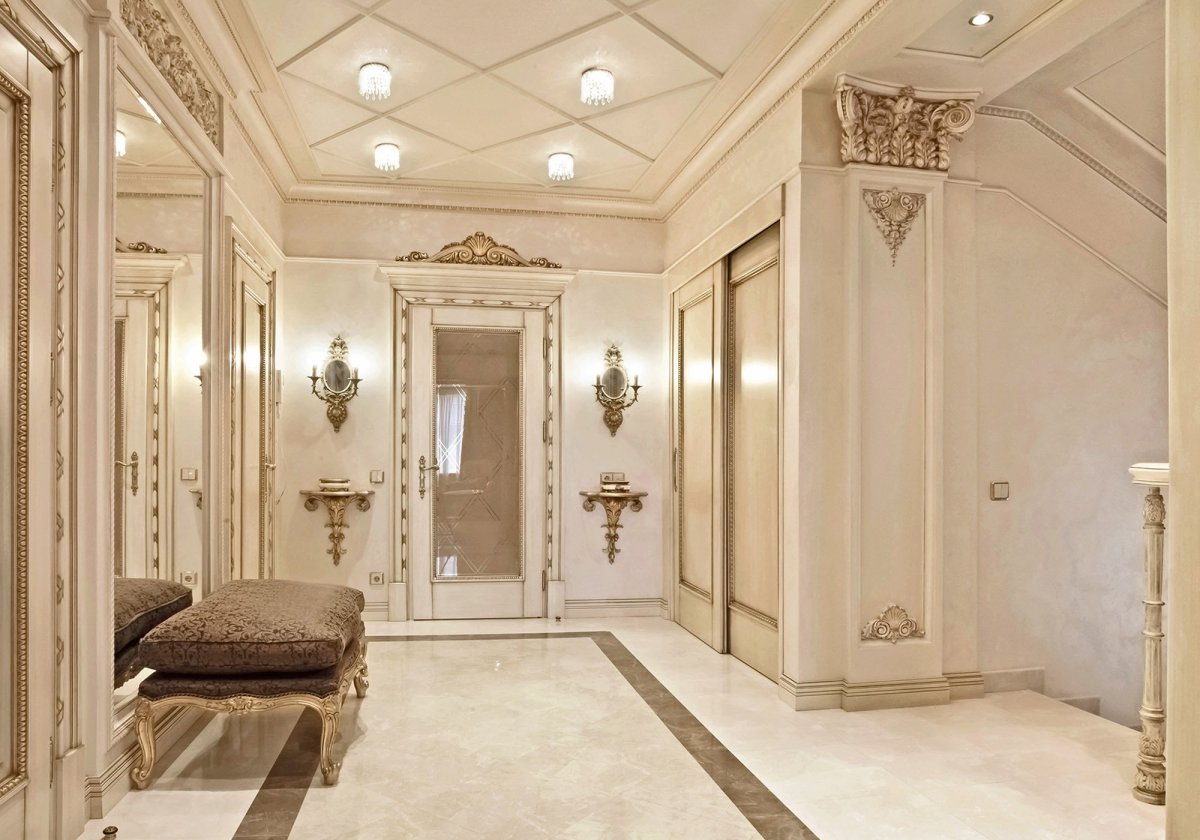 Интерьер коридора в стиле Барокко