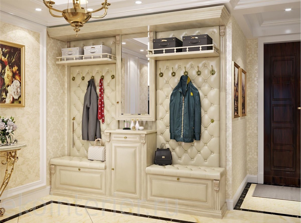 Прихожая "благо 5" б 5.11-5 карамель/беж