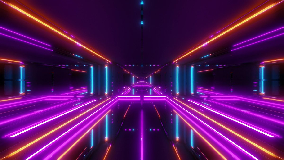 Неоновый коридор