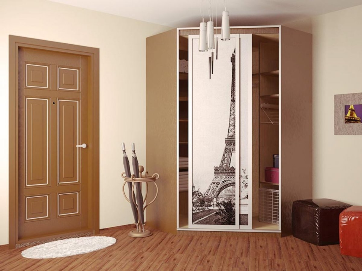 Угловой шкаф в прихожую