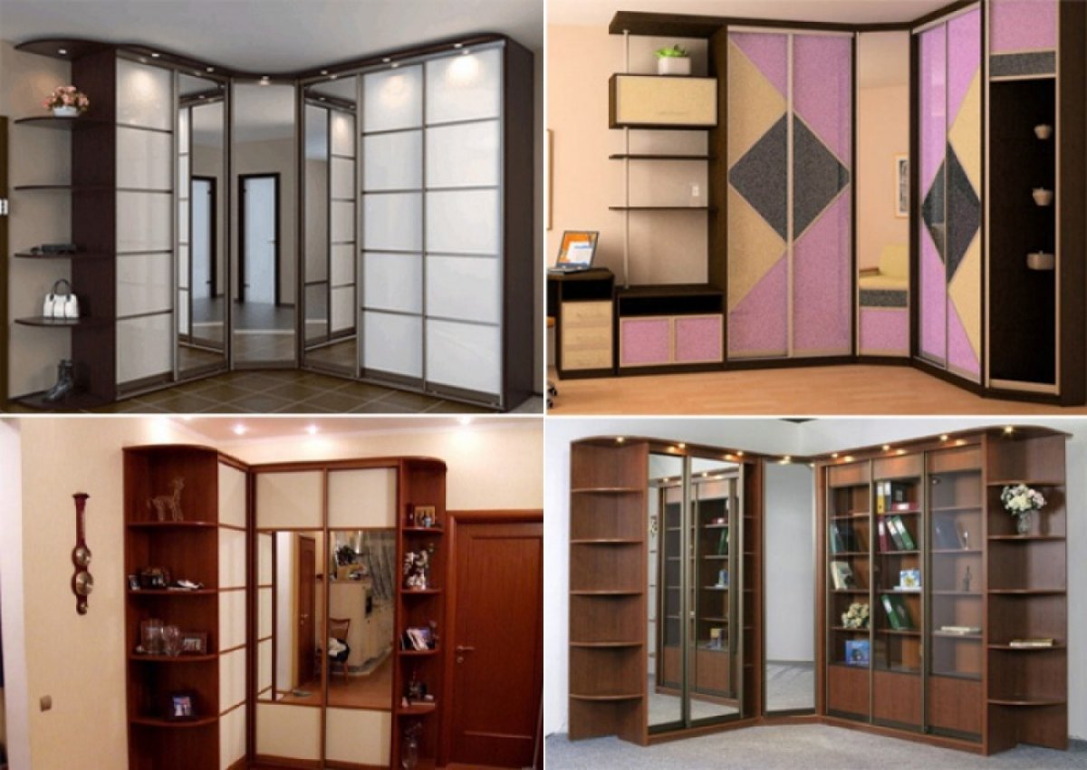 Гостиные угловые шкафы приставные