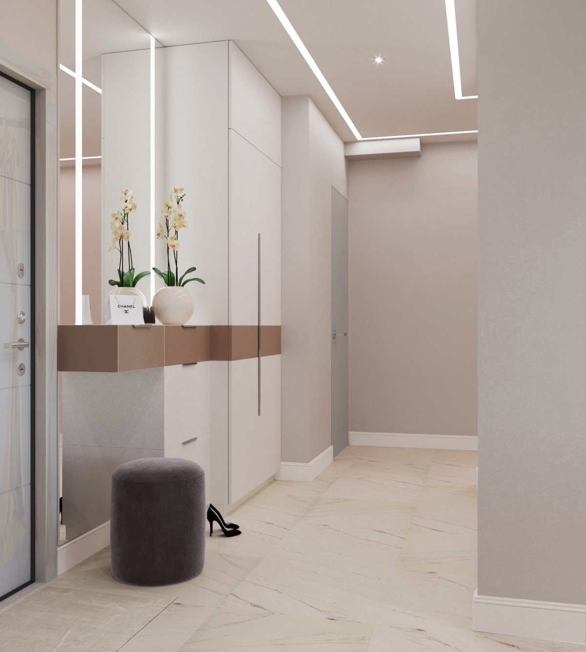 Просторный коридор