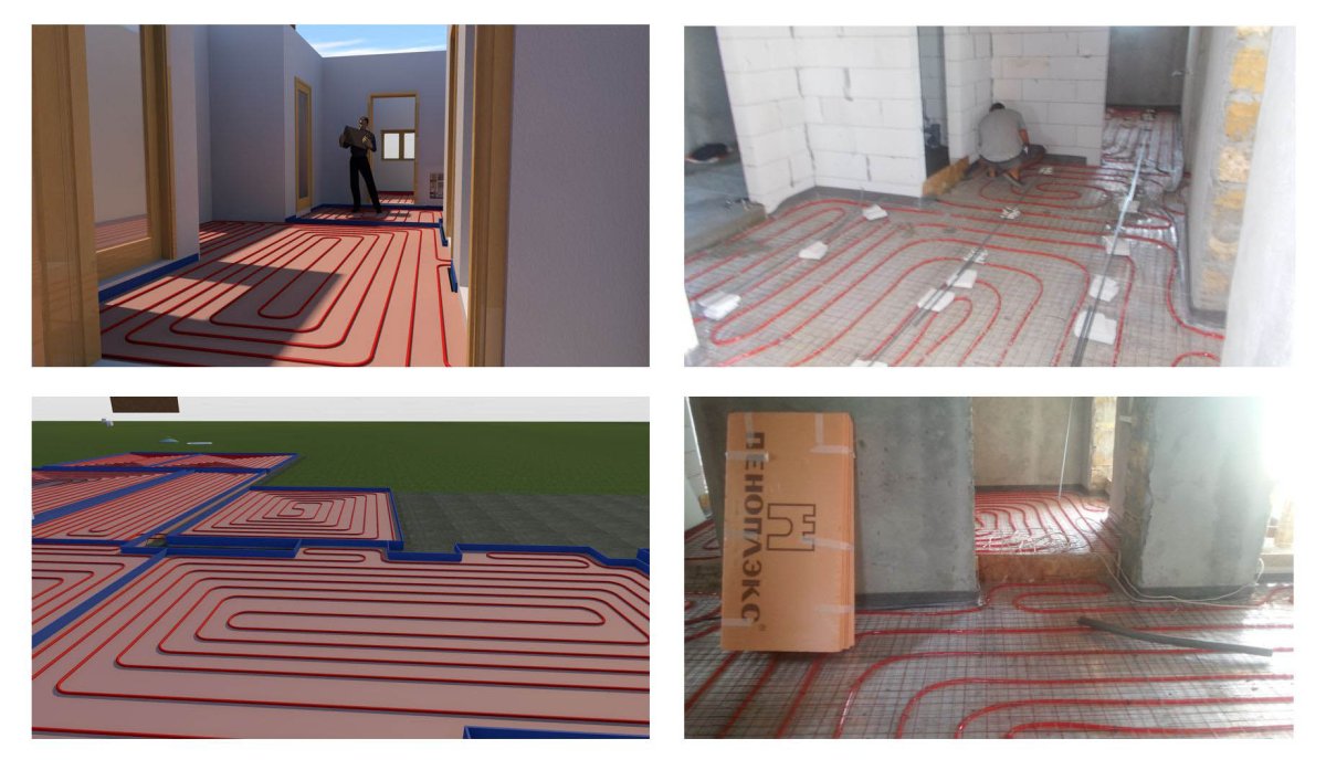 Теплый пол в коридоре