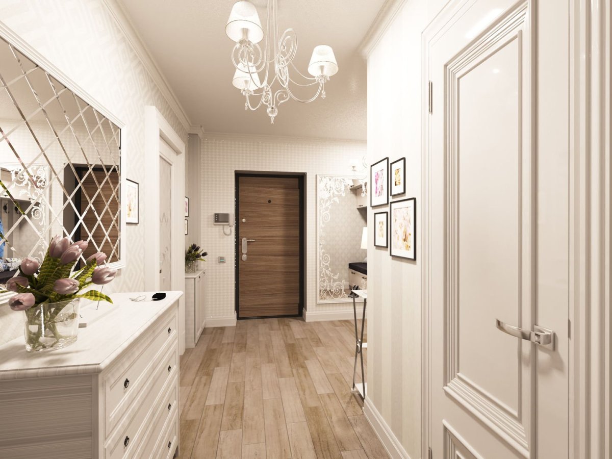 Современная классика в интерьере прихожей