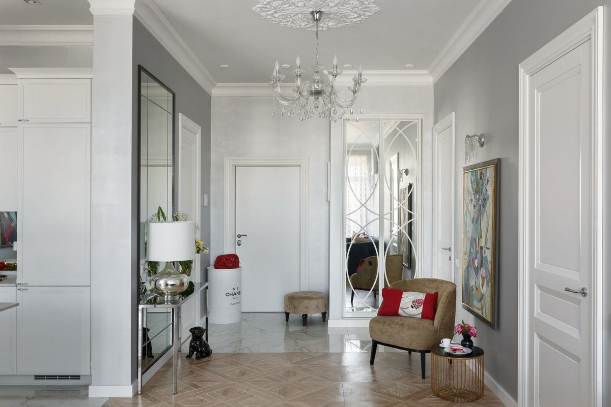 Двери в стиле Неоклассика в интерьере