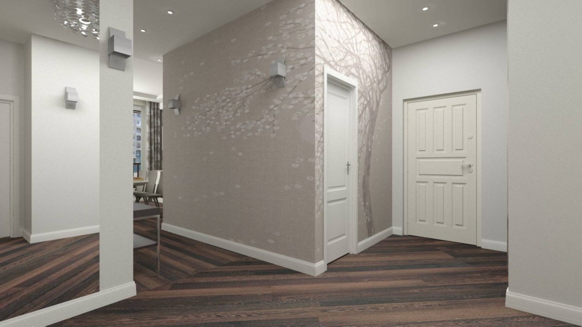 Обои в коридор