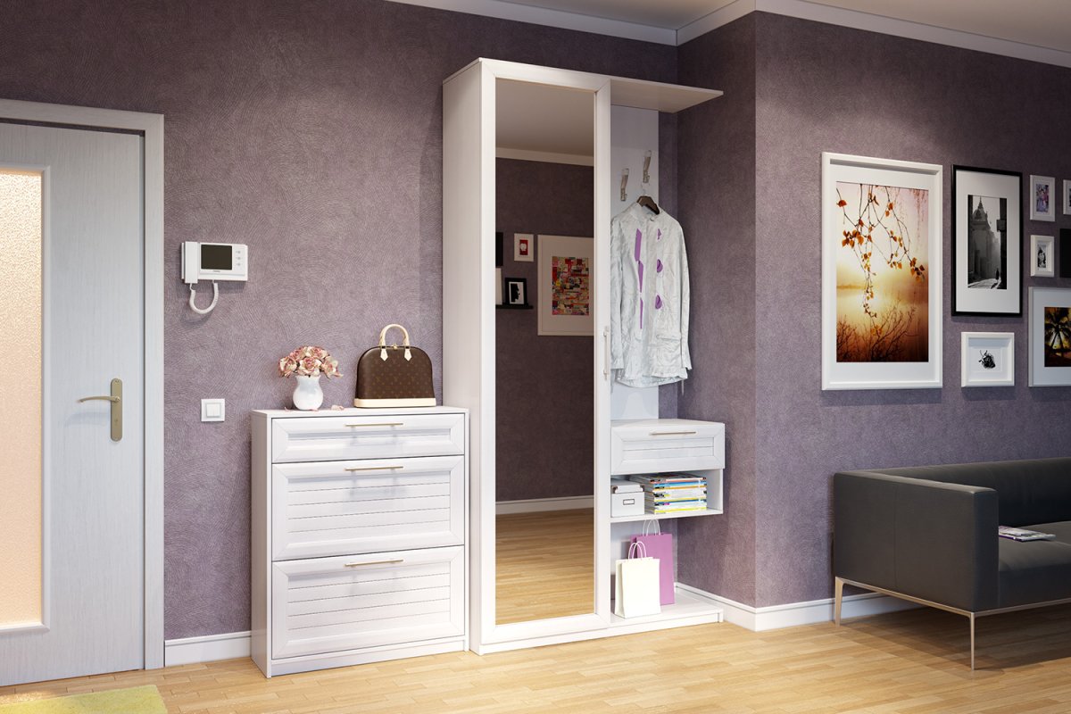 Прихожая лазурит Белладжио белая