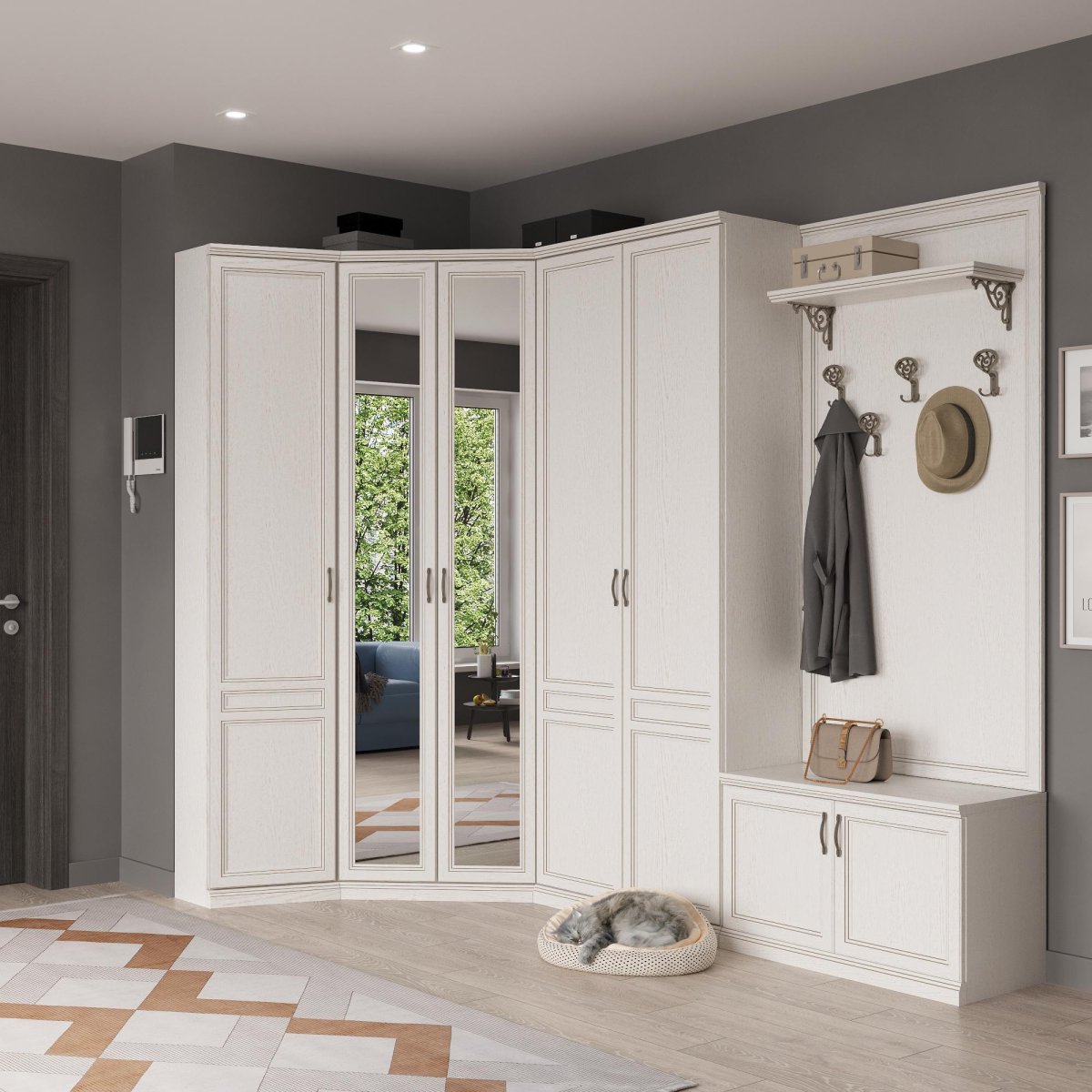 Прихожая Белладжио лазурит