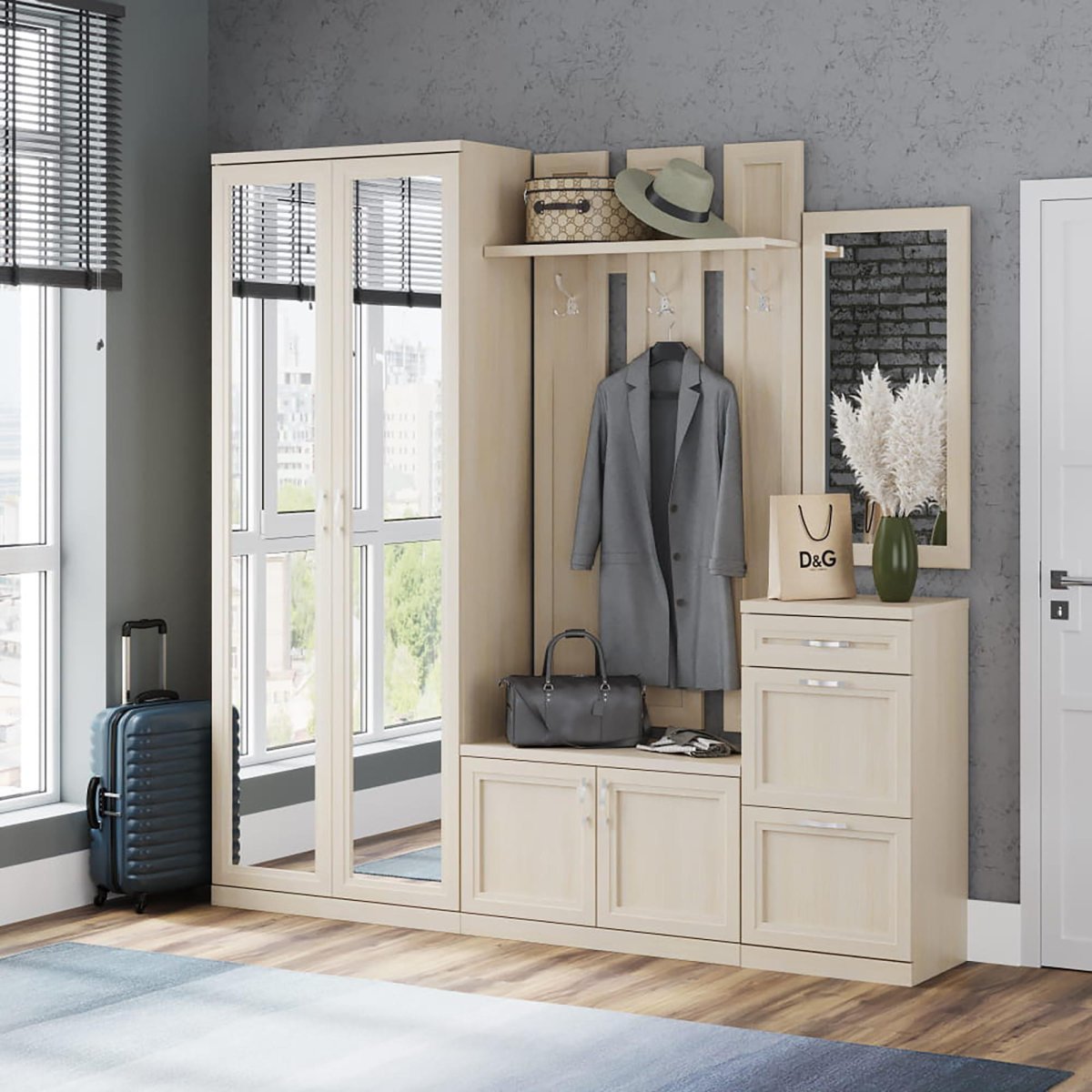 Прихожая Магна лазурит