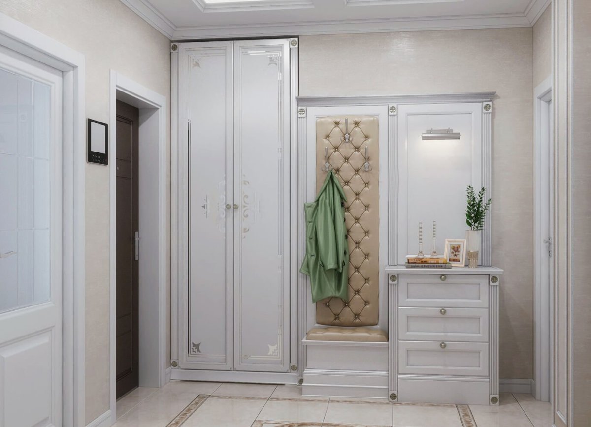 ЛАЙФМЕБЕЛЬ прихожая белая фортуна1700