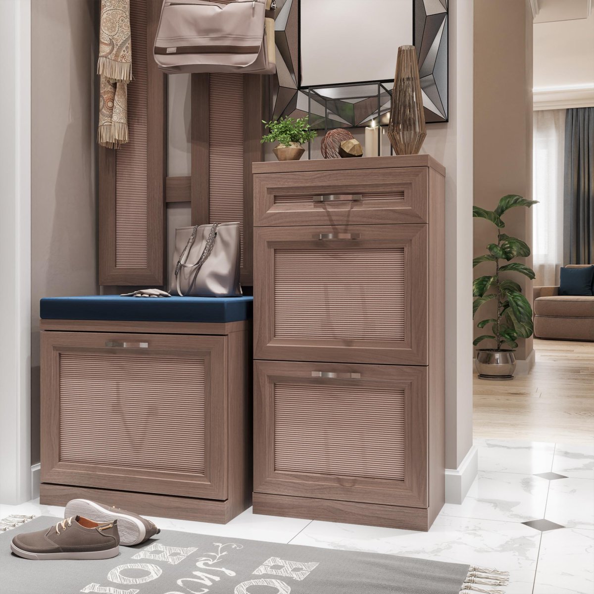 Обувница Магна лазурит