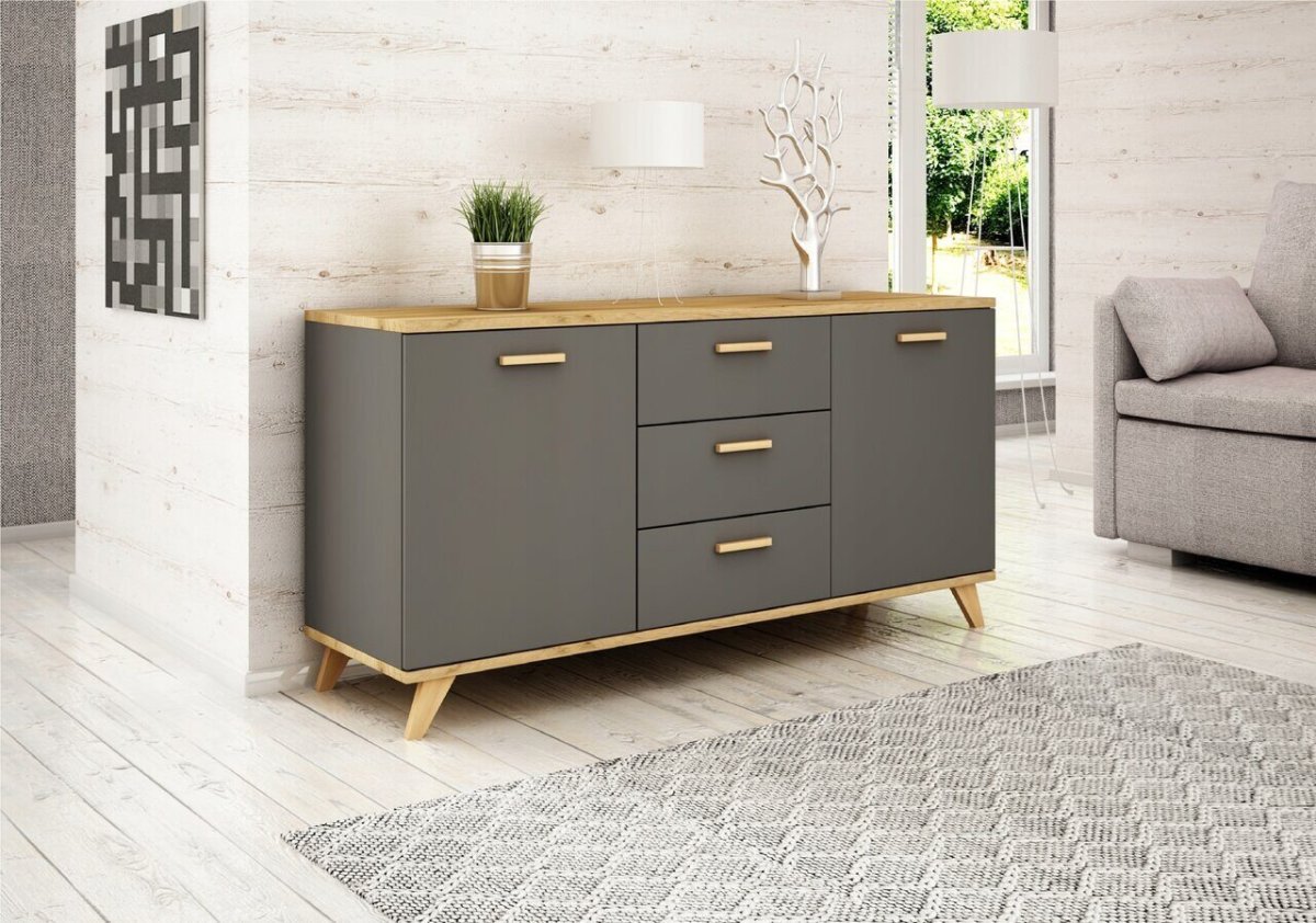 Комод Сканди грей