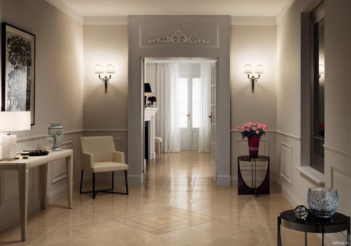 Плитка Версаче Гардения Орхидея