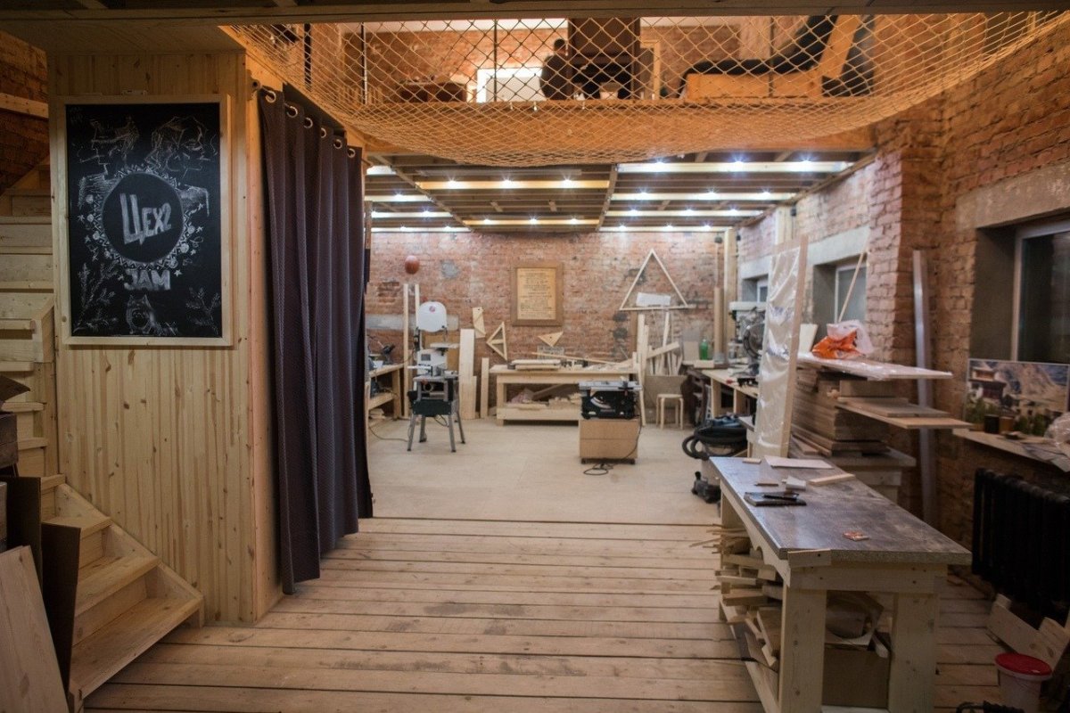 Интерьер столярной мастерской