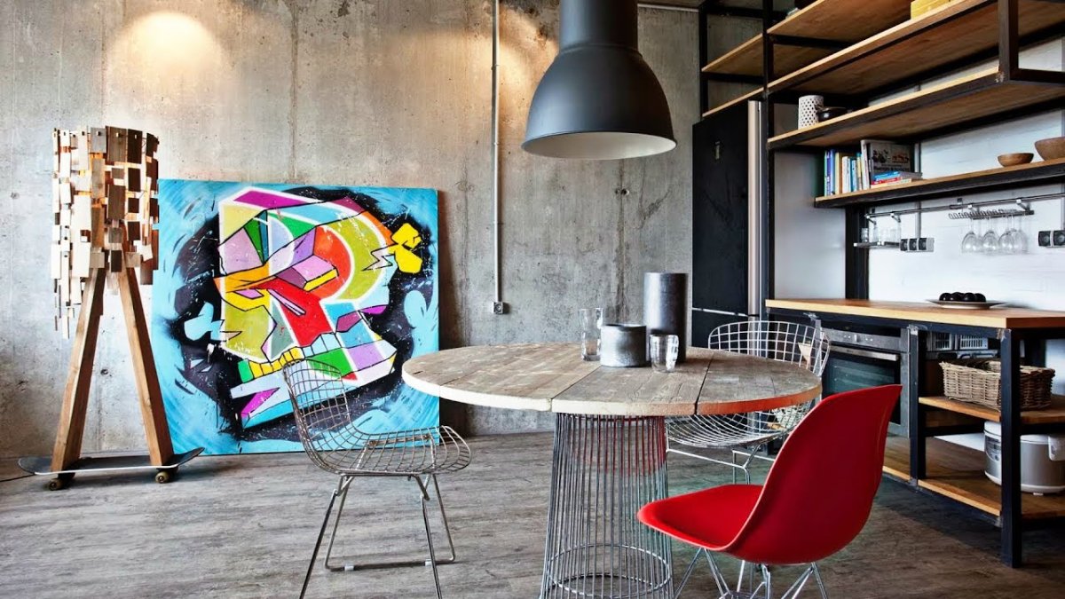 Стиль Индастриал в интерьере