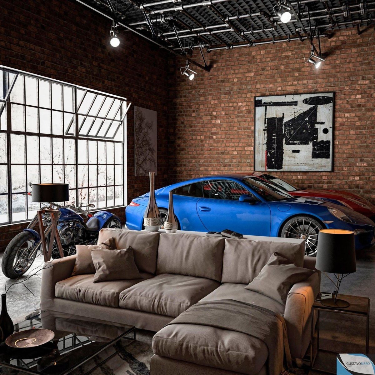 Мужская Берлога лофт