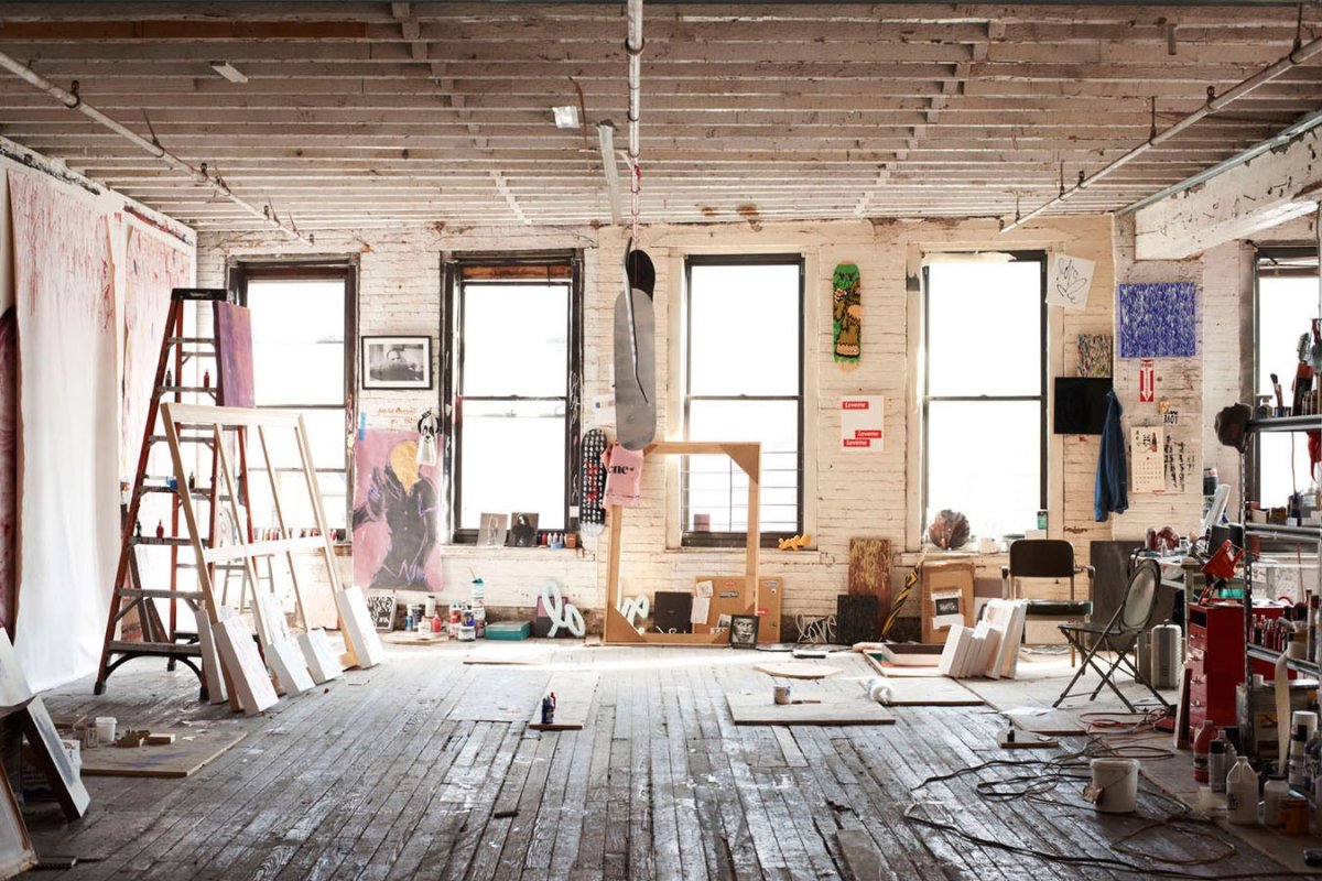 Художественная мастерская в стиле лофт