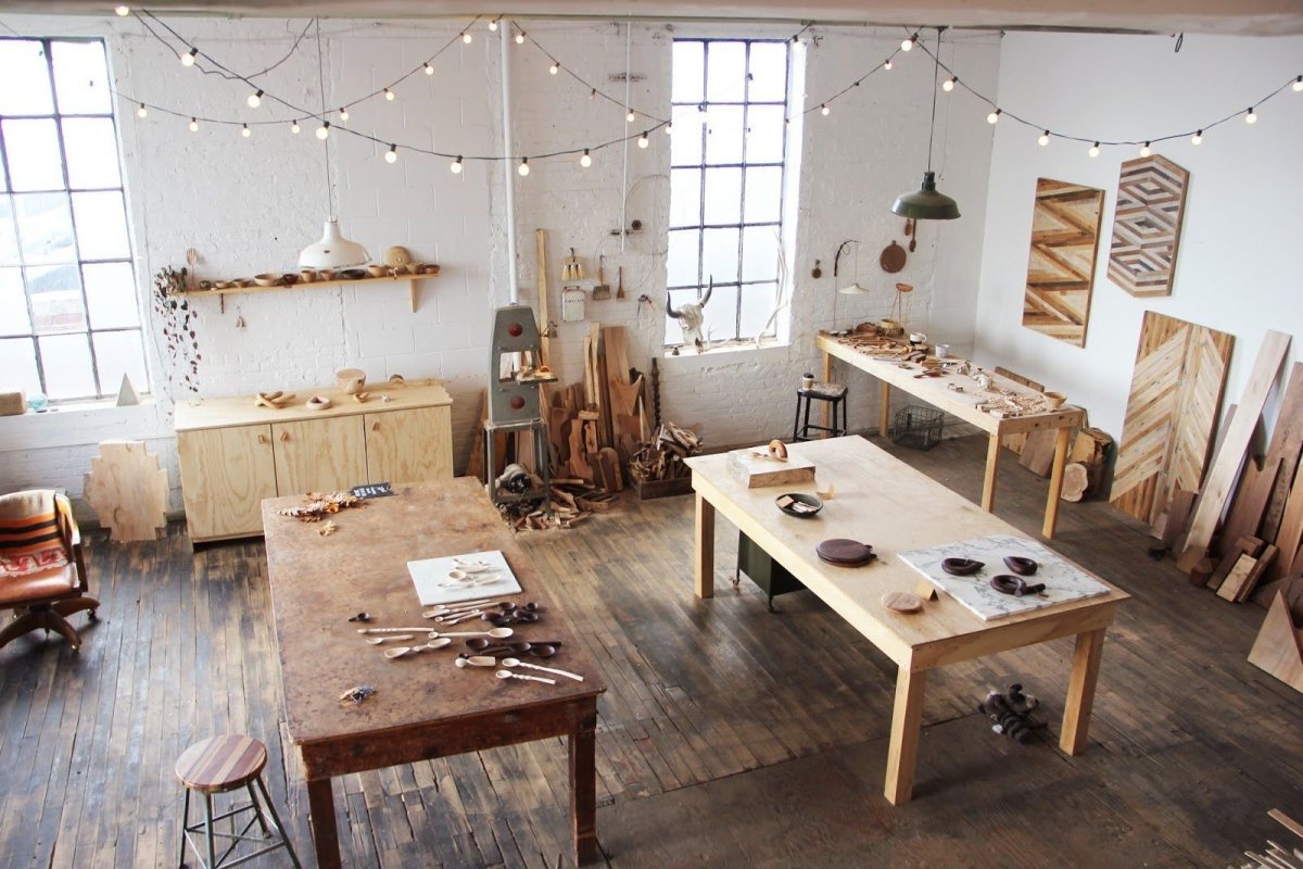 Мастерская интерьер