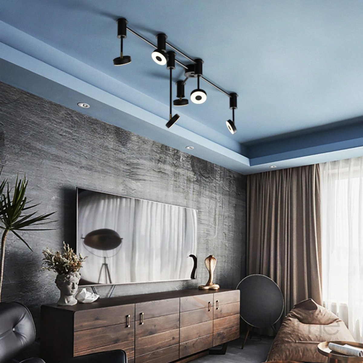 Люстра лофт потолочная 21м2