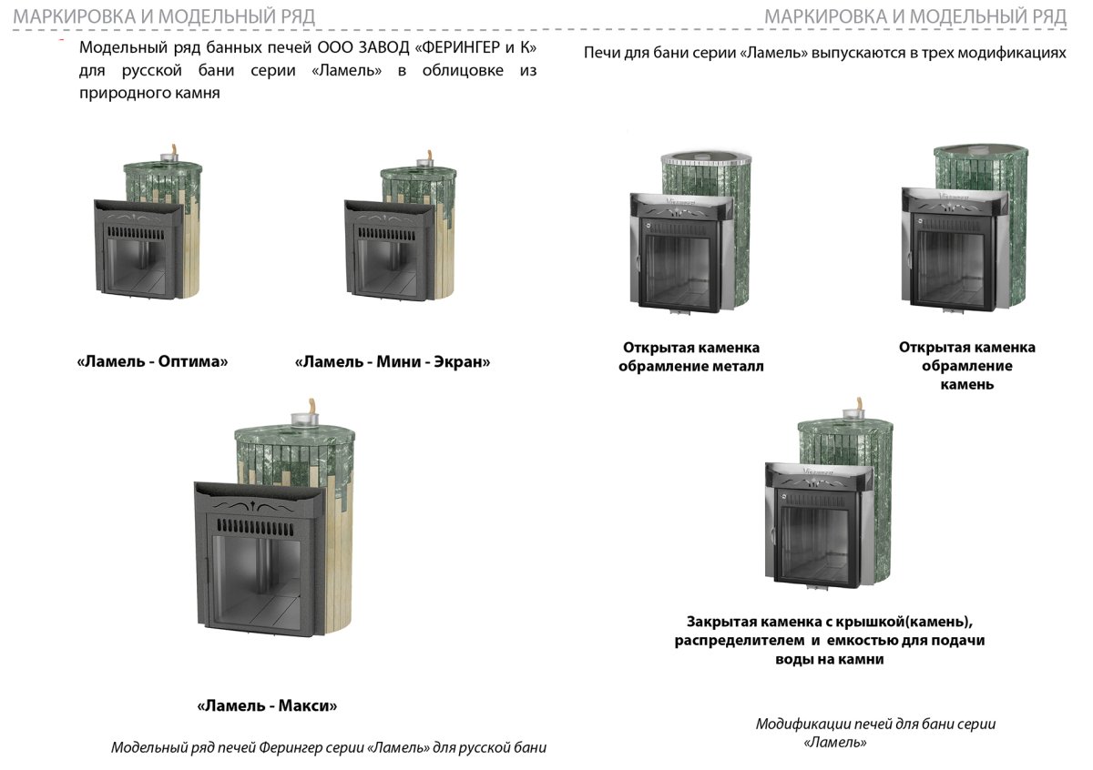 Дровяная банная печь Ферингер ламель мини жадеит Сильвия Оро металл